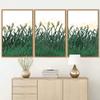 SIGNWIN 3 Piece Framed Canvas Wall Art Landscape with Trees Canvas Prints Home Artwork Decoration for Living Room,Bedroom - 16"x24"x3 Panels view 2