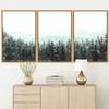 SIGNWIN 3 Piece Framed Canvas Wall Art Woodland Nursery Decor Landscape with Trees Canvas Prints Home Artwork Decoration for Living Room,Bedroom - 16"x24"x3 Panels view 2