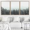 SIGNWIN 3 Piece Framed Canvas Wall Art Woodland Nursery Decor Landscape with Trees Canvas Prints Home Artwork Decoration for Living Room,Bedroom - 16"x24"x3 Panels view 3