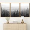 SIGNWIN 3 Piece Framed Canvas Wall Art Woodland Nursery Decor Landscape with Trees Canvas Prints Home Artwork Decoration for Living Room,Bedroom - 16"x24"x3 Panels view 2