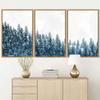 SIGNWIN 3 Piece Framed Canvas Wall Art Woodland Nursery Decor Landscape with Trees Canvas Prints Home Artwork Decoration for Living Room,Bedroom - 16"x24"x3 Panels view 2