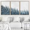 SIGNWIN 3 Piece Framed Canvas Wall Art Woodland Nursery Decor Landscape with Trees Canvas Prints Home Artwork Decoration for Living Room,Bedroom - 16"x24"x3 Panels view 3