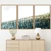 SIGNWIN 3 Piece Framed Canvas Wall Art Woodland Nursery Decor Landscape with Trees Canvas Prints Home Artwork Decoration for Living Room,Bedroom - 16"x24"x3 Panels view 2