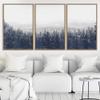 SIGNWIN 3 Piece Framed Canvas Wall Art Woodland Nursery Decor Landscape with Trees Canvas Prints Home Artwork Decoration for Living Room,Bedroom - 16"x24"x3 Panels view 3