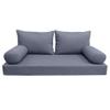 Prolinemax |SLIPCOVER ONLY|S2 Outdoor Daybed Mattress Bolster Backrest Cushion Covers Knife Edge Crib AD001 view 2