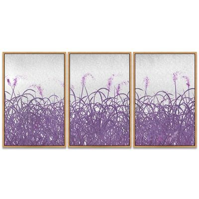 SIGNWIN 3 Piece Framed Canvas Wall Art Landscape with Trees Canvas Prints Home Artwork Decoration for Living Room,Bedroom - 16"x24"x3 Panels