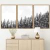 SIGNWIN 3 Piece Framed Canvas Wall Art Woodland Nursery Decor Landscape with Trees Canvas Prints Home Artwork Decoration for Living Room,Bedroom - 16"x24"x3 Panels view 2