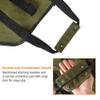 Tenn Well Wood Carrier for Firewood, 38in x 18in 16oz Waxed Canvas Firewood Carrier Log Bag with Handles Securing Straps for Camping Trip Indoor, Gifts for Men Dad Husband view 3