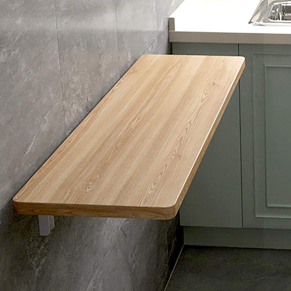 WANGPP Wall-Mounted Folding Table, Computer Table Desk Kitchen Dining Table, for Office/Laundry Room