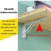 WANGPP Wall-Mounted Folding Table, Computer Table Desk Kitchen Dining Table, for Office/Laundry Room view 3