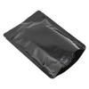 FERENLI 100 Pieces Resealable Mylar Bags Stand Up Foil Pouch for Zip Aluminium Foil Lock Food Storage Packaging Airtight Zipper Pouches (5.5x7.8 inch, Black) view 3