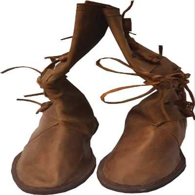 KEW HANDICRAFTS Mens Womens Medieval Viking Boots Leather Reenactment LARP Cosplay Renaissance-M7