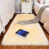 Super Soft Indoor Modern Shag Area Rug, Non-Slip Plush Furry Fur Rugs, Shaggy Rug for Kids Baby Room, Fluffy Floor Carpet, Nursery Decor Mats, Shag Christmas Rug 3'x5'9 view 1