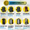 15 Pack Replacemet for Atrix Vacuum Bags, compatible with Atrix Ergo Backpack 8-Quart Vacuum Models# VACBP1 VACBP36V VACBPAI, HEPA Fleece Filter Bags, Part# VACBP6 view 2