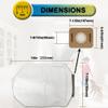 15 Pack Replacemet for Atrix Vacuum Bags, compatible with Atrix Ergo Backpack 8-Quart Vacuum Models# VACBP1 VACBP36V VACBPAI, HEPA Fleece Filter Bags, Part# VACBP6 view 4