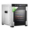 NutriChef Electric Countertop Food Dehydrator -900-Watt Premium Multi-Tier Meat Beef Jerky Maker Fruit/Vegetable Dryer w/10 Shelf Stainless Steel Trays,Digital Timer,Temperature Control-NCFD10S view 1
