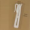 Ailejia 30 Pcs Plastic Adjustable Hooks - Depth Pleat Drapery Hooks for Window, Door and Shower Curtains (White) view 2