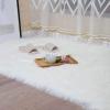 Super Soft Indoor Modern Shag Area Rug, Non-Slip Plush Furry Fur Rugs, Shaggy Rug for Kids Baby Room, Fluffy Floor Carpet, Nursery Decor Mats, Shag Christmas Rug 1'3x1'3 view 2