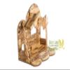 Generic Wooden Nativity Set for Christmas Made of Olive Wood in The Holy Land - 13 Piece Nativity Scene with Music Box - Christmas Tree Decoration view 4