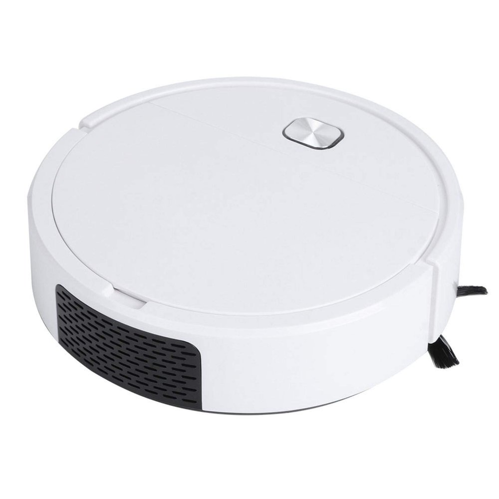 BHDD Robot Vacuum Cleaner, Smart Robot Vacuum USBCharging Robotic Vacuum Cleaner, with Smart Navigation, 90Min Runtime, Quiet, Slim, Ideal for Pet Hair, Hard Floor and Low Pile Carpet