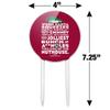 National Lampoon's Christmas Vacation Jolliest Bunch Acrylic Cake Topper Party Decoration for Wedding Anniversary Birthday Graduation view 2