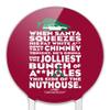 National Lampoon's Christmas Vacation Jolliest Bunch Acrylic Cake Topper Party Decoration for Wedding Anniversary Birthday Graduation view 3