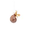 C&F Hermit Crab Tan 3.15 x 2.95 Glass Decorative Hanging Ornament view 1