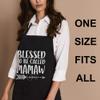 xPuffer Mom Kitchen Apron - One size fits all - Womens Blessed To Be Called Mamaw Mother's Day Black Aprons for Men Women Home Decor view 2