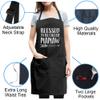 xPuffer Mom Kitchen Apron - One size fits all - Womens Blessed To Be Called Mamaw Mother's Day Black Aprons for Men Women Home Decor view 3