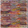 SAFAVIEH Fiesta Shag Collection Runner Rug - 2'3" x 12', Multi, Modern Circles Abstract Design, Non-Shedding & Easy Care, 0.5-inch Thick Ideal for High Traffic Areas in Living Room, Bedroom (FSG359M) view 3
