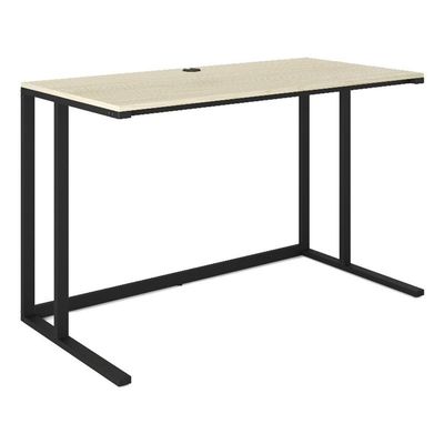 Flats & Castles Logan 48" Wood Writing Desk with Cable Management in Natural