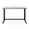 Flats & Castles Logan 48" Wood Writing Desk with Cable Management in Natural view 4