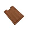 BOCCHI Wooden Handle Cutting Board for Our Step Rim Sinks, Brown view 1