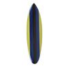 Zeckos Set of 3 Handmade Striped Wooden Surfboard Wall Hangings - Coastal Wood Beach Decorations - Each 32 Inches Long - Stylish and Casual Beach-Themed Home Decor view 2