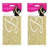 Beistle Bachelorette Sash, 32.5" x 3.5", Gold/White view 2