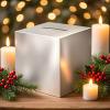 Adorox 10'x10' Inch Money Box Memory Cards Reception Centerpiece Box (Sliver) view 2