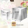 Adorox 10'x10' Inch Money Box Memory Cards Reception Centerpiece Box (Sliver) view 4
