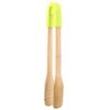 Omabeta Reusable Kitchen Tongs,Barbecue Tongs, BBQ Clip Heat Wooden With Anti-slip Silicone Handle Cooking BBQ Serving For BBQ, Salad, Ice, Oven (Square (green)) view 2