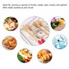 Omabeta Reusable Kitchen Tongs,Barbecue Tongs, BBQ Clip Heat Wooden With Anti-slip Silicone Handle Cooking BBQ Serving For BBQ, Salad, Ice, Oven (Square (green)) view 3