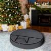 Covers & All Christmas Wreath Storage Bag 12 Oz with Carrying Handle & Dual Zipper - 100% Water Resistant Durable Material Storage Bag - Holiday Xmas Tear Resistant Bag (24" Dia x 7" H, Grey) view 1