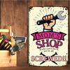 ATX CUSTOM SIGNS - Funny Garage Signs Mom's Shop If She Can't Fix It, We're Screwed! - Size 8 x 12 view 3