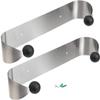 KUAFU Pair Paper Towel Holder for Kitchen Stainless Steel Rack Under Cabinet- 2 Packages view 1