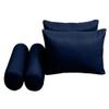 Prolinemax |SLIPCOVER ONLY|S2 Outdoor Daybed Mattress Bolster Backrest Cushion Covers Knife Edge Full AD101 view 3