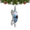 Turkey Ladies Beach Pigeon Island Kusadasi Christmas Ornament Tree Decoration Crystal Metal Souvenir Gift view 2