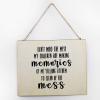 Wood Signs Don???T Mind My Children are Making Memories of-Mess Wooden Plaque Farmhouse Wall Art Poster for Home Inch view 1