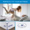 California King Size Quilted Fitted Waterproof Mattress Pad, Premium Hollow Material Filling Mattress Protector, Breathable, Quiet, Cooling, Machine-Washable Mattress Cover with 21 Deep Pocket view 4
