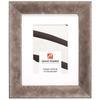 Craig Frames Patina 175, 20 x 27 Inch Picture Frame Matted to Display a 16 x 24 Inch Photo, Distressed Silver and Black view 1