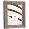 Craig Frames Patina 175, 20 x 27 Inch Picture Frame Matted to Display a 16 x 24 Inch Photo, Distressed Silver and Black view 2