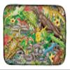 Caroline's Treasures PRS4047DDM Lizard Jungle Dish Drying Mat Absorbent Dish Drying Mat Pad for Kitchen Counter Dish Drainer Mat for Countertop, 14 x 21", Multicolor view 1