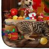 Caroline's Treasures PTW2076DDM Holiday A Little Christmas Fun Yellow Lab Dish Drying Mat Absorbent Dish Drying Mat Pad for Kitchen Counter Dish Drainer Mat for Countertop, 14 x 21", Multicolor view 4